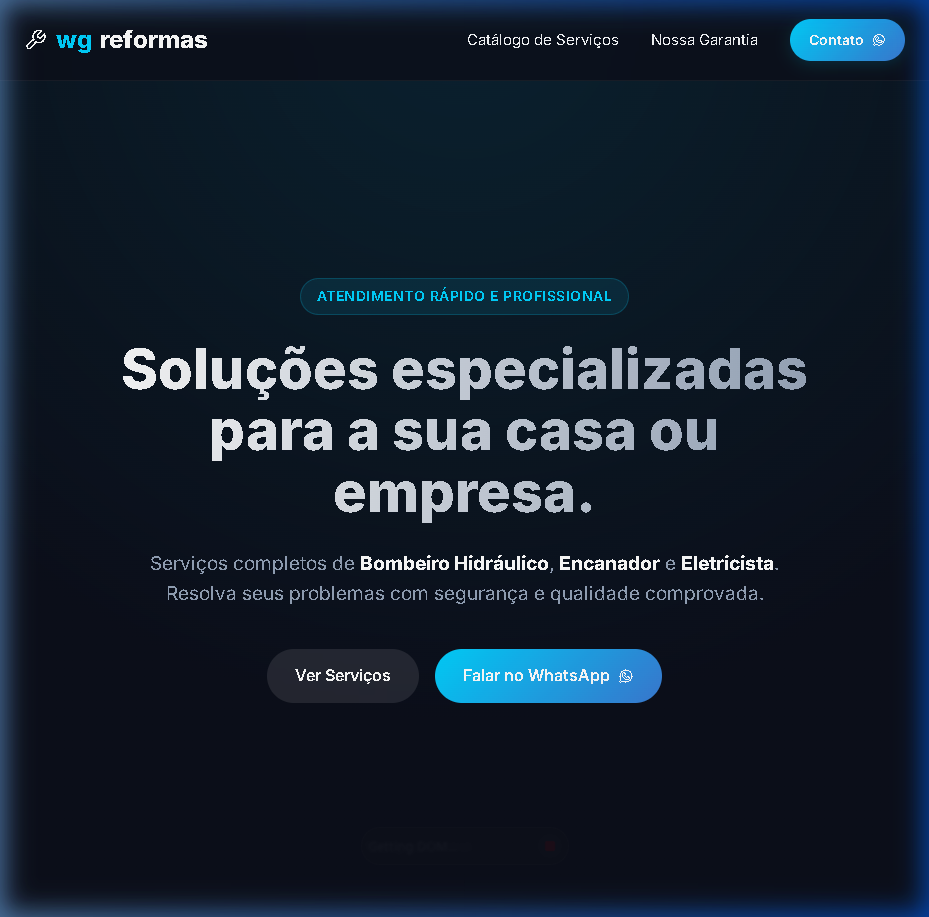 WG Reformas & Manutenção Predial
